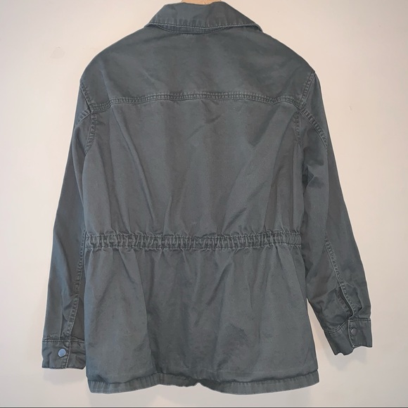 H&M Divided | Button Up Utility Parka Jacket - Picture 3 of 6